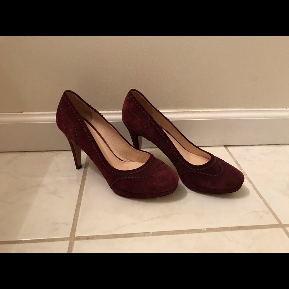 Prada Purple Suede Pumps